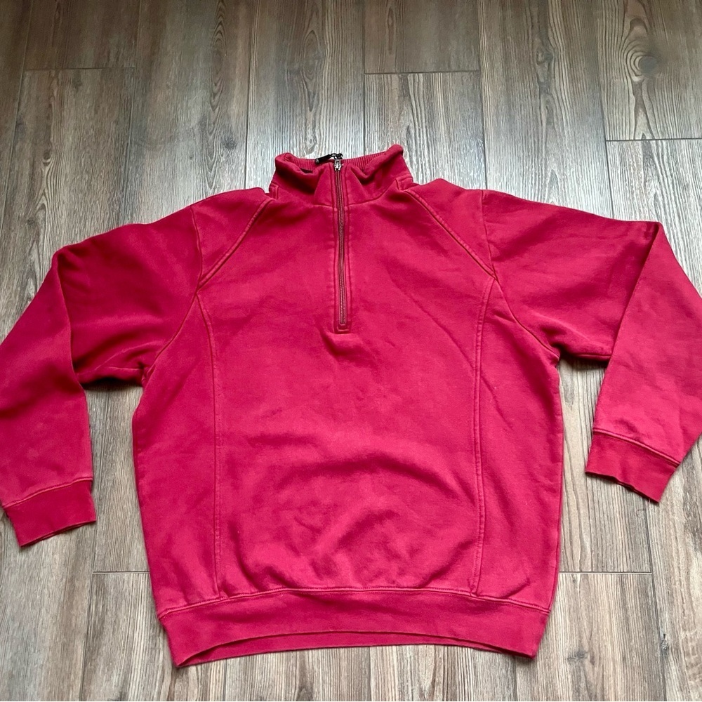 Cutter & Buck Men's Crimson Zip-Up Sweater